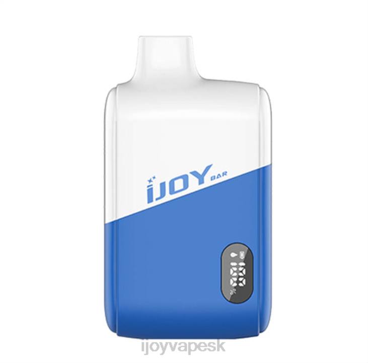 iJOY Vape Price | iJOY Bar Smart Vape 8000 ťahov 8X026 modrý razz ľad